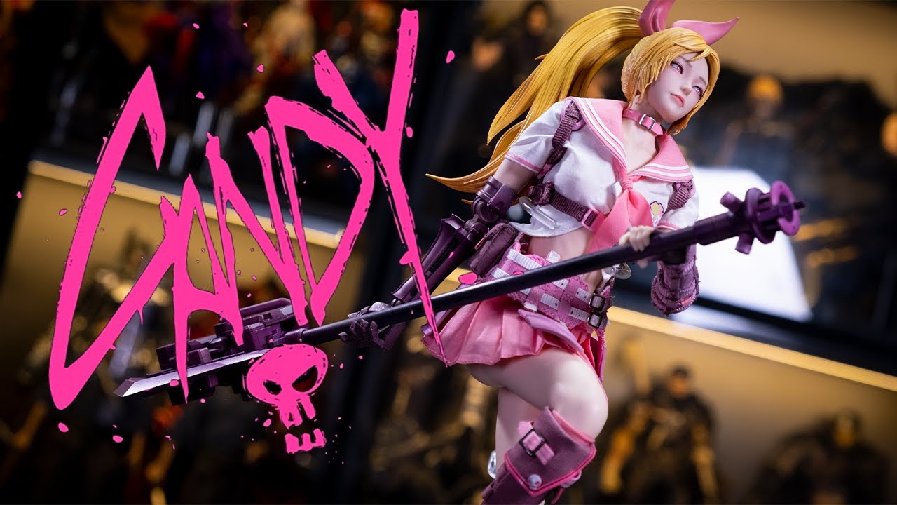 【UNBOX】粉色JK+巨斧有沒有搞頭？I8Toys 1/6 夢塔麗 第一彈 凱蒂 Candy 美少女包膠兵人