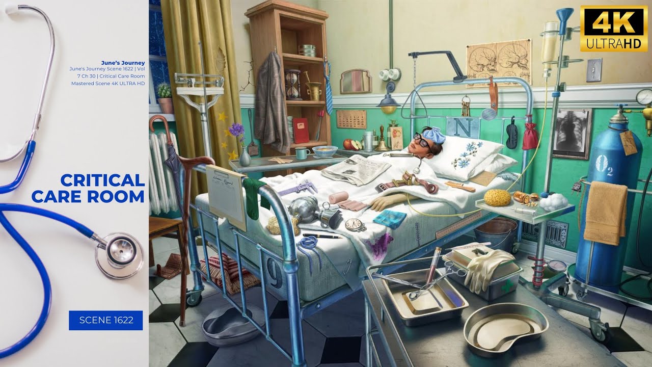 June's Journey Scene 1622 | Vol 7 Ch 30 | Critical Care Room | Mastered Scene | 4K ULTRA HD