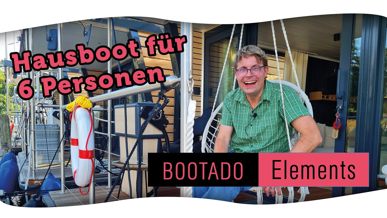 Luxus auf dem Wasser 😍 50m&sup2; Dachterrasse & Design-Hausboot