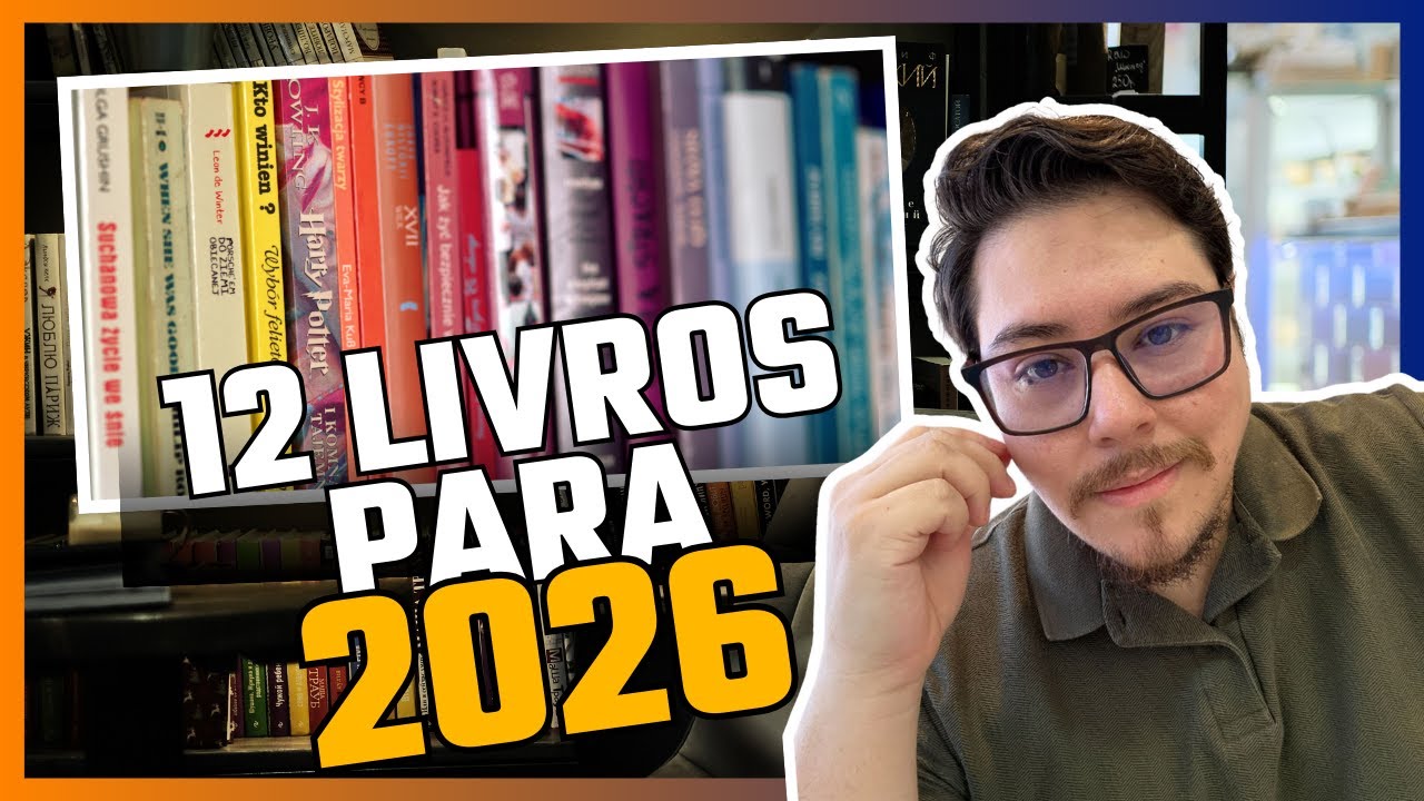 Quais os meus 12 livros para 2026