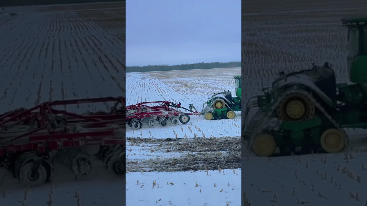 Snow Tillage with #salford 5200 Enforcer #farming #agriculture #familyfarm #farmlife #harvest23