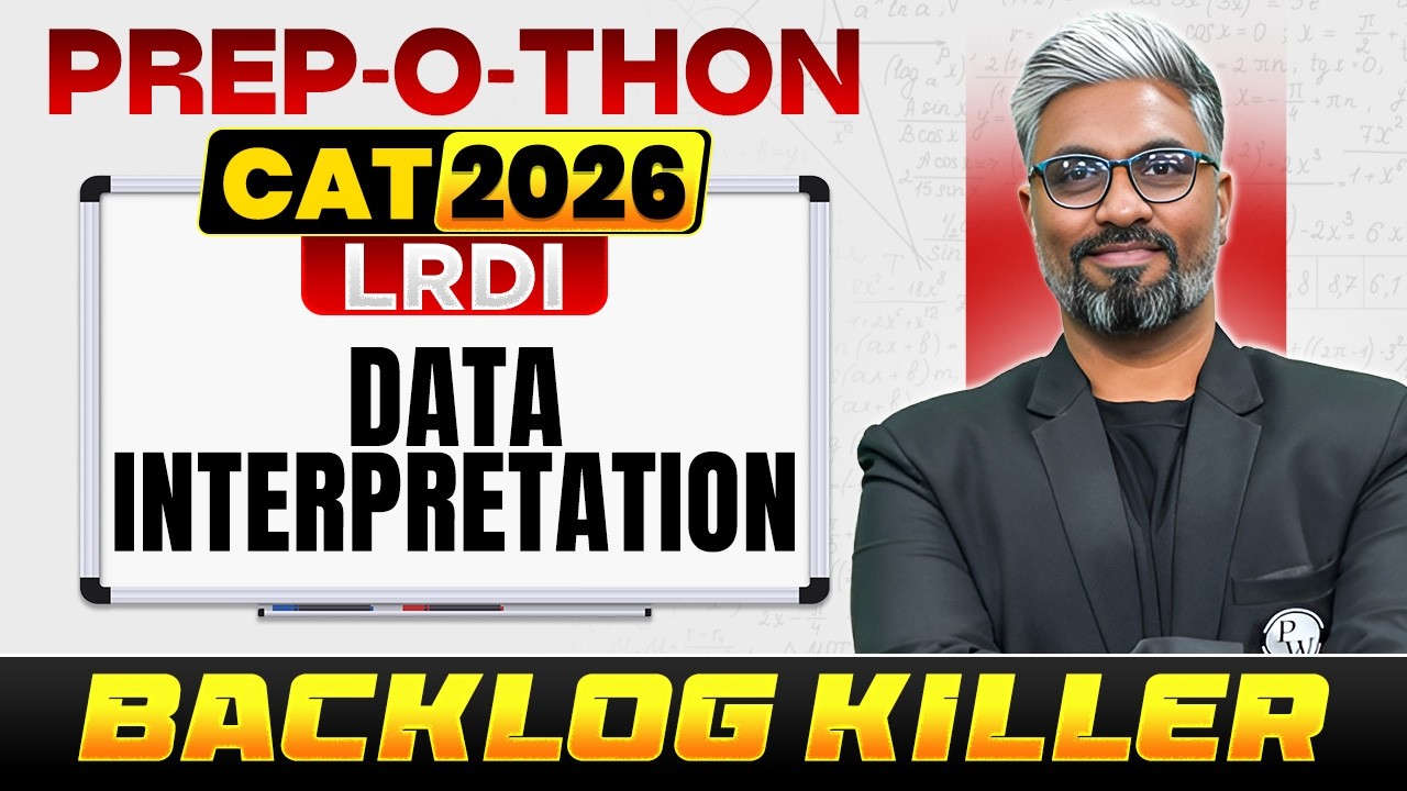 Data Interpretation for CAT | DI Marathon Class | LRDI CAT Preparation 2026 | CAT 2026 PREP-O-THON