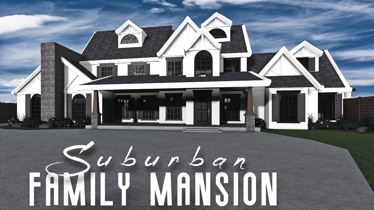 Suburban Family Mansion| Update 0.10.7| NO LARGE PLOT| ROBLOX bloxburg
