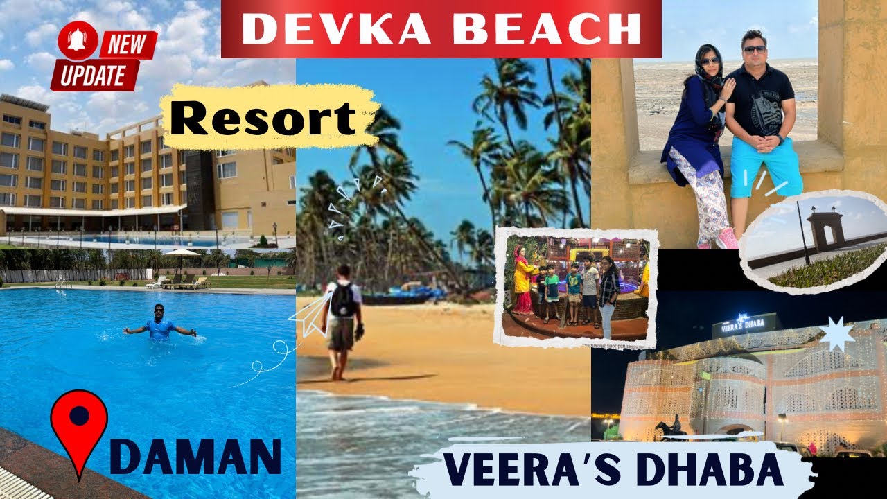 Devka Beach Resort😱| Daman |Veera&rsquo;s Dhaba | Review👍🏻| Vlog | #daman #devkabeach
