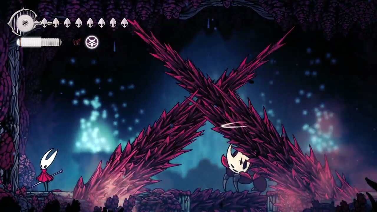 空洞騎士：絲之歌  - 卡漢 Boss戰 ［無傷］｜Hollow Knight: Silksong - Crust King Khann Boss Fight [No Damage]