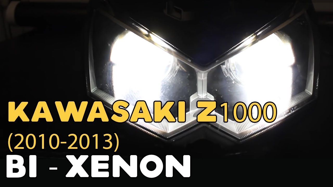 Kawasaki Z1000 (2010-2013) Bi- xenon projector installation