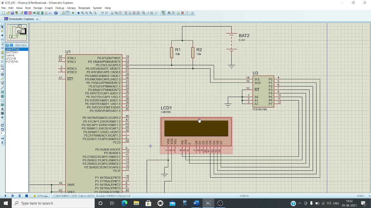 Interfacing I2C LCD to LPC2148