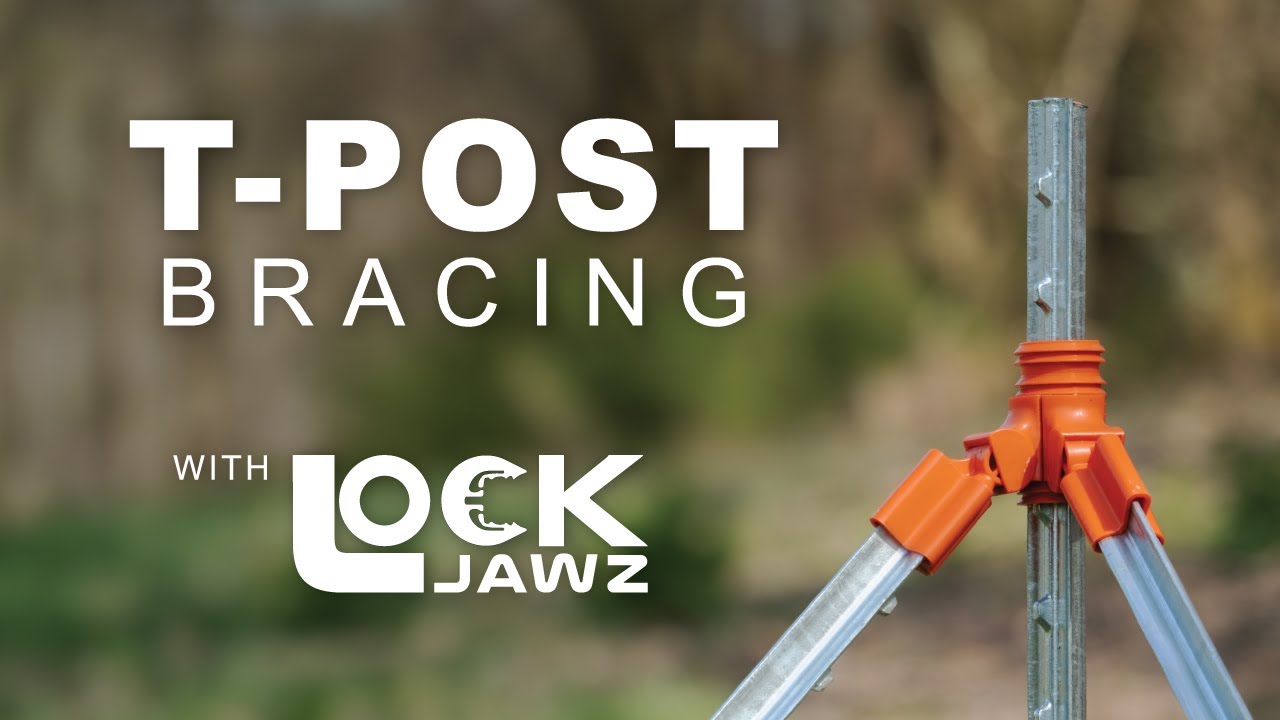 Fencing 101 - Building T-Post Corner Braces with LockJawz