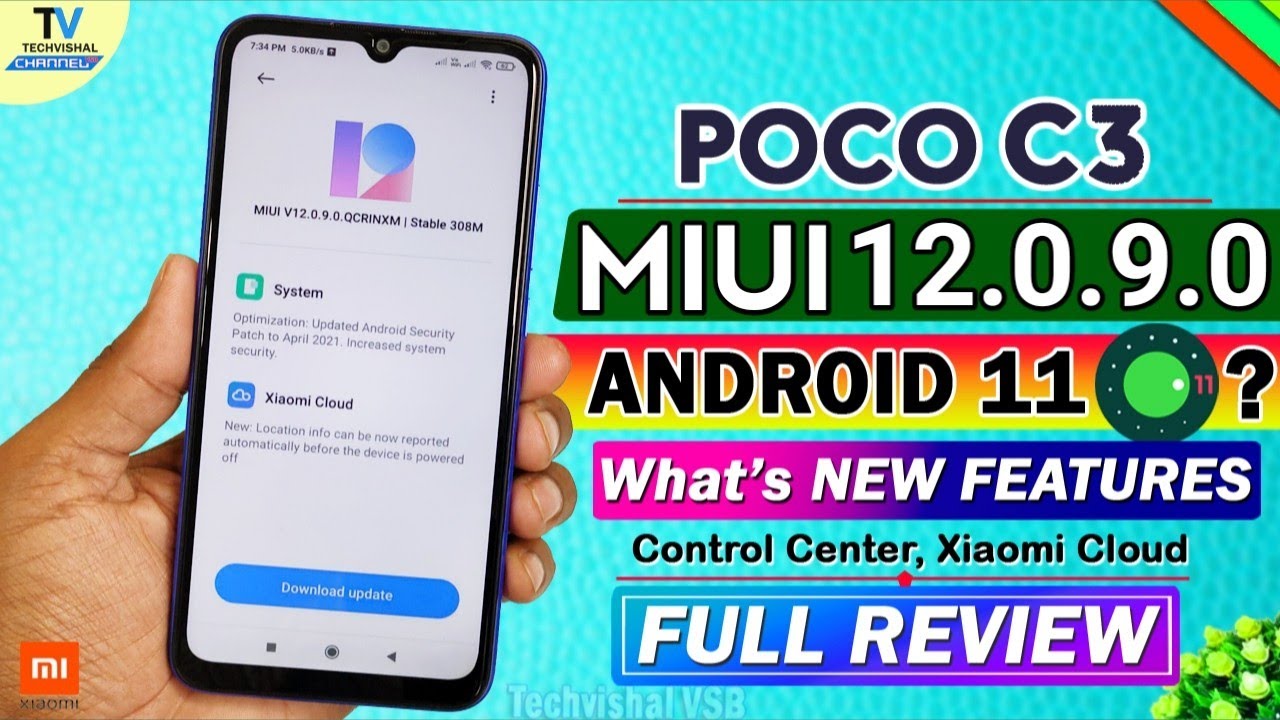 MIUI 12.0.9.0 New Stable Update Poco C3 Full Changelog Review | Poco C3 New Update | MIUI 12.5 कब