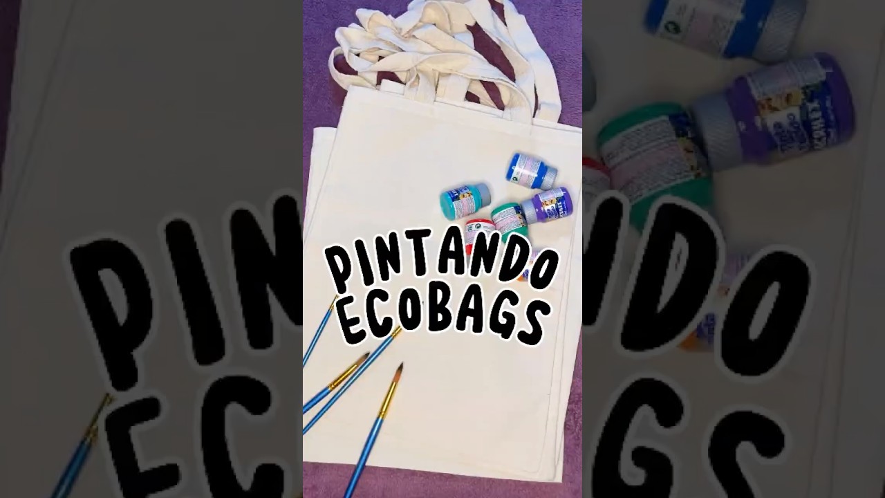 Pintando Ecobags pt 5 🎨 #pintura #amigos #ecobag #artesanato ##bff #desenho #arte #artist #painting
