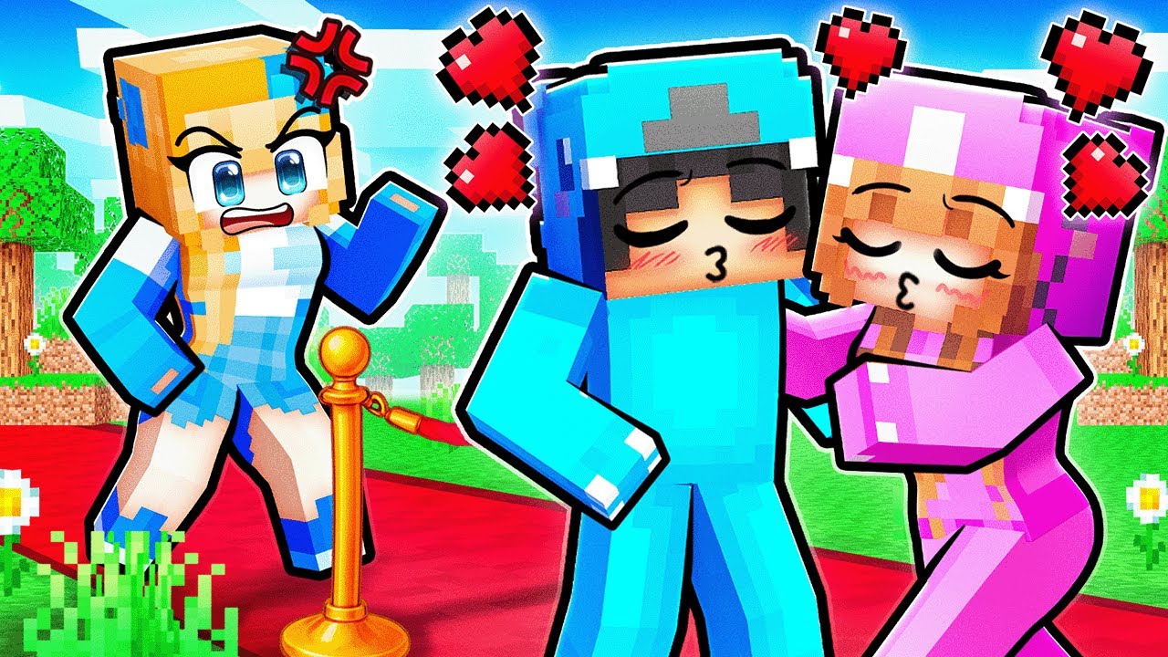 HUG OR PASS LILY OR CRYSTAL in Minecraft!