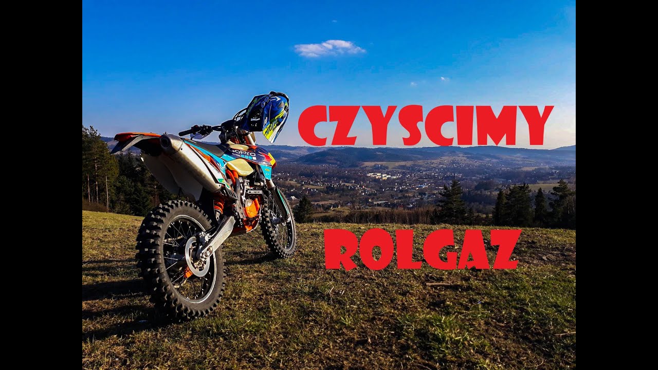 Czyszczenie rolgazu w KTM EXCF 250 2015. Mój pierwszy vlog  z garażu enduro :)
