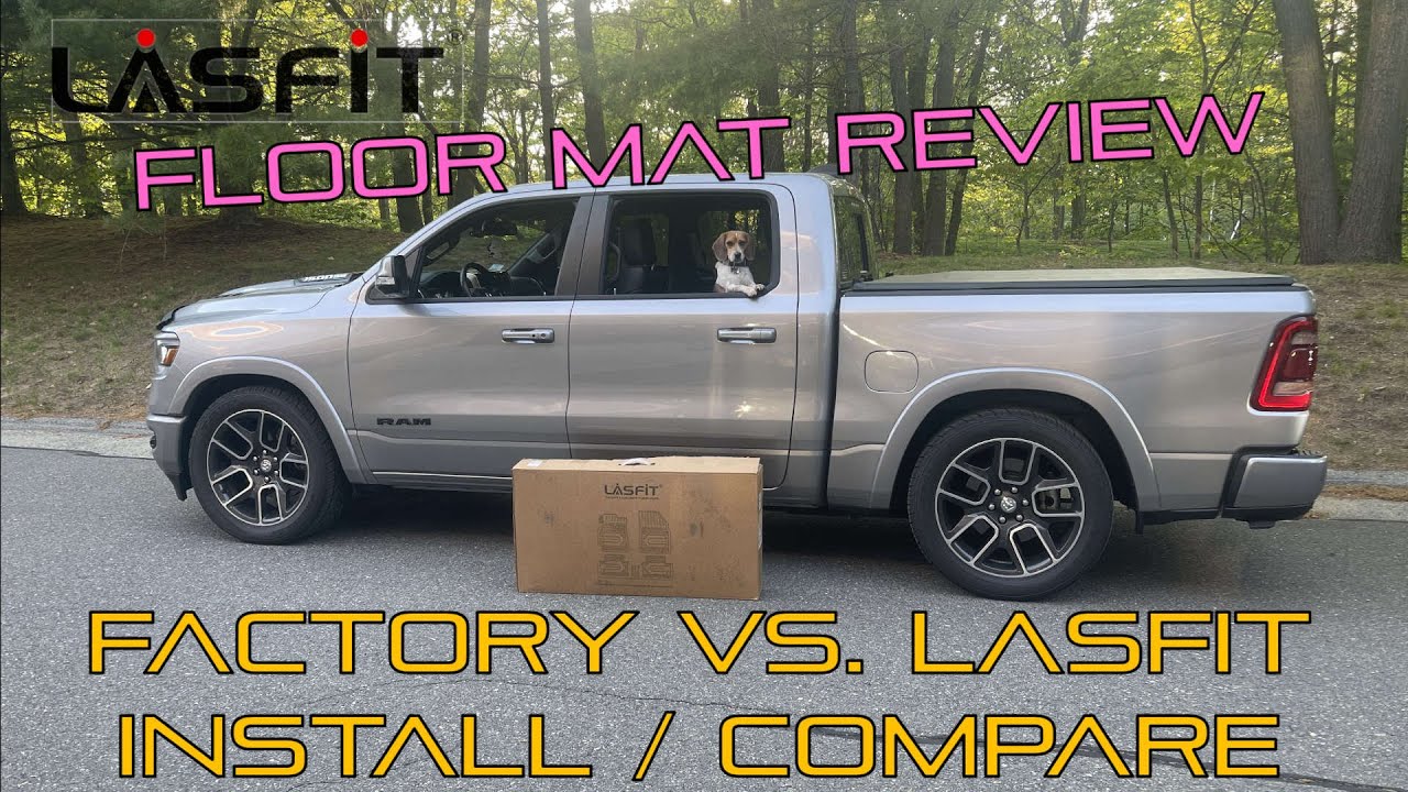 LASFIT FLOOR MATS for my 2019 Ram 1500! Install, HONEST Review, Comparison to Mopar Mats