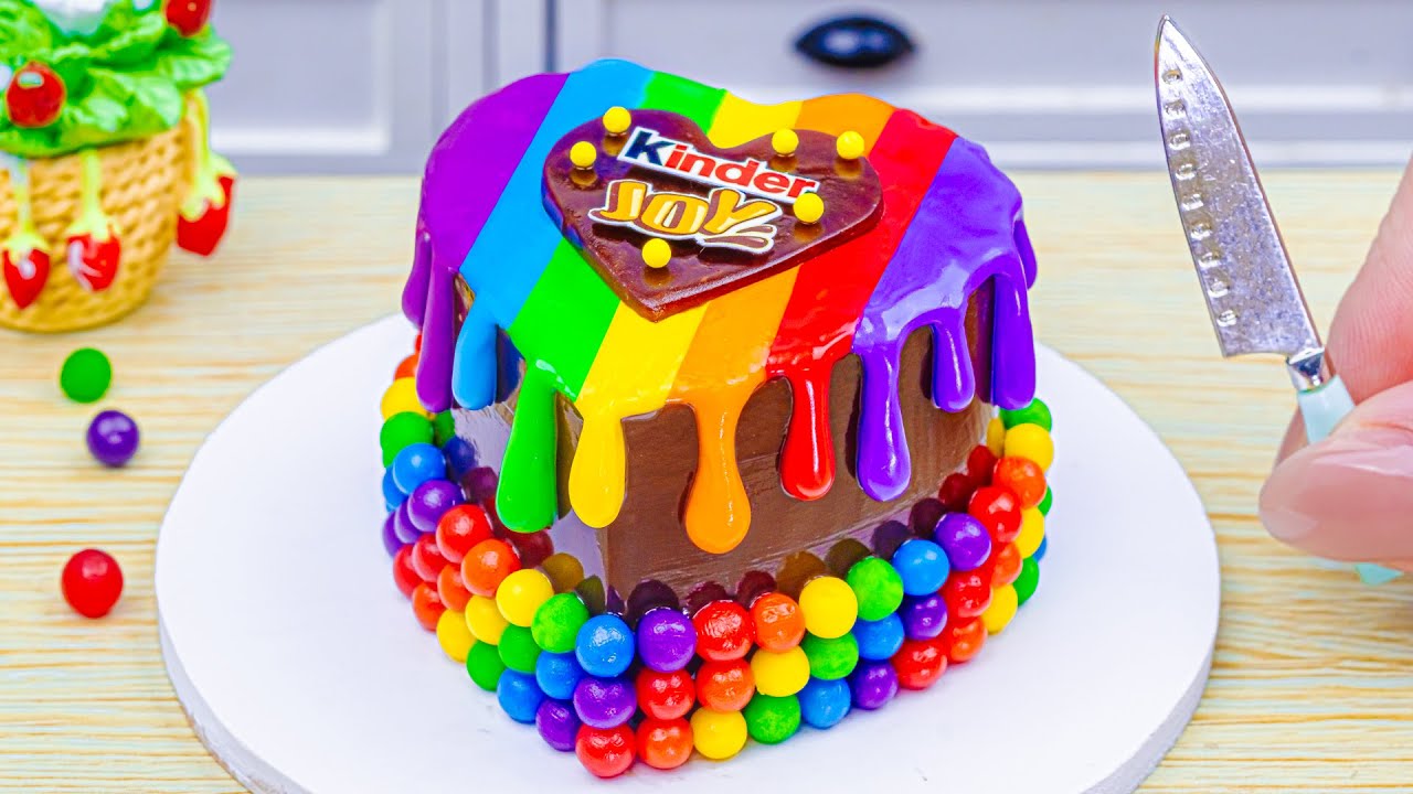 1000+ Super Attractive Heart-Shaped Rainbow Cake Decorating Ideas | Ideas Cakes