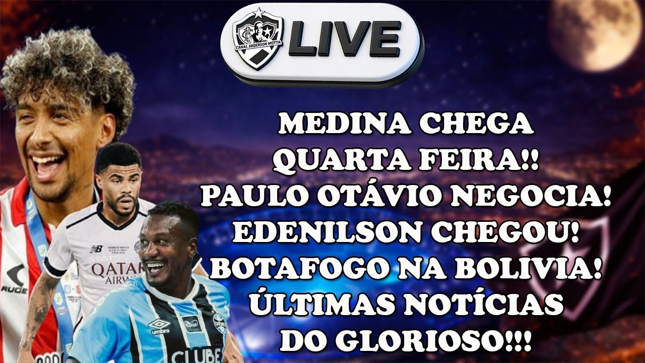 LIVE ALVINEGRA RAIZ - MEDINA CHEGA QUARTA!EDENÍLSON NO CT!PAULO OTÁVIO INTERESSA!ÚLTIMAS NOTÍCIAS!