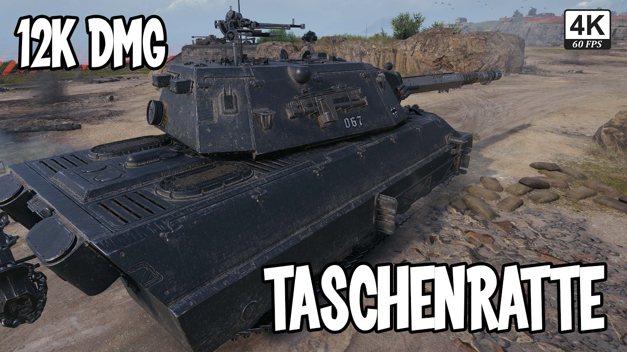 World Of Tanks Taschenratte 12k Damage 16k blocked WOT