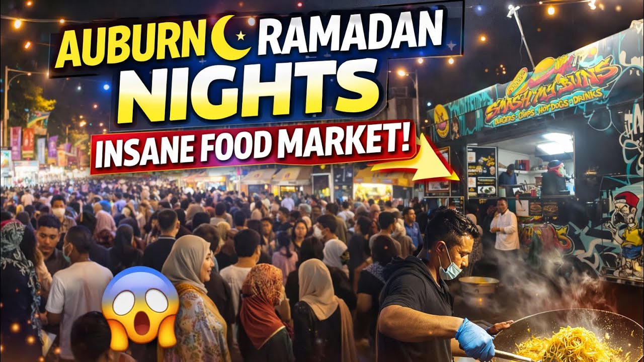 Ramadan Nights in Auburn 🌙 Is This Sydney’s BEST Street Food Market?
