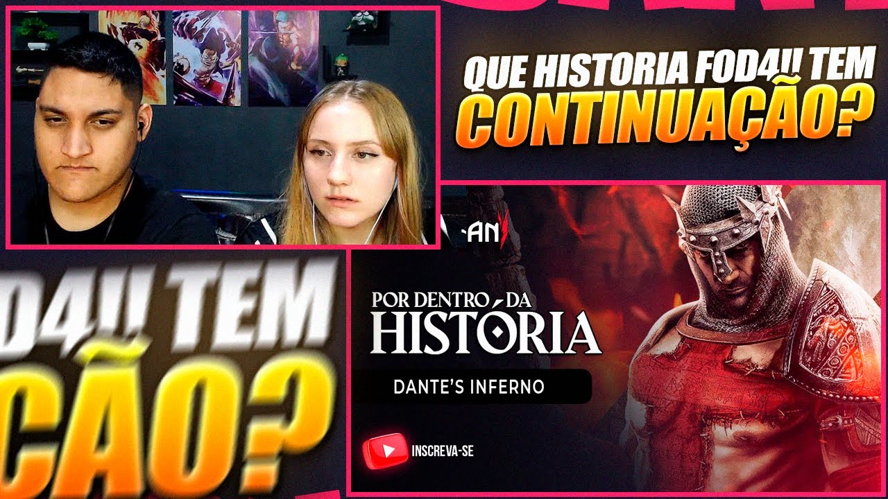 A HISTÓRIA COMPLETA DE DANTE's INFERNO (Sandman) - REACT EM CASAL