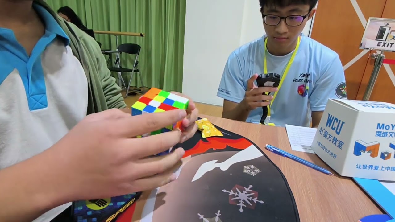 48.14 4x4 Rubik's Cube average of 5 (first round)