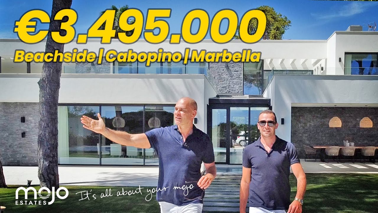 Inside a NEW UNIQUE Luxury Beach Side Villa in Cabopino, Marbella | Property Tour