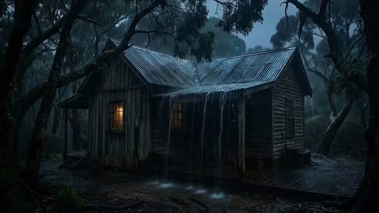 3 Hours of Deep Sleep Heavy Tropical Rain, Wind & Soothing Piano
