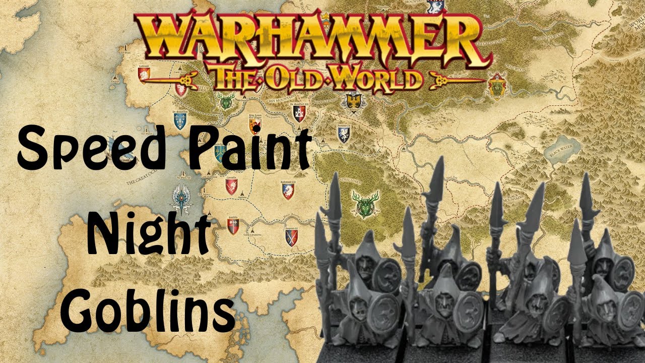 Скоростная покраска Warhammer The Old World: Night Goblins