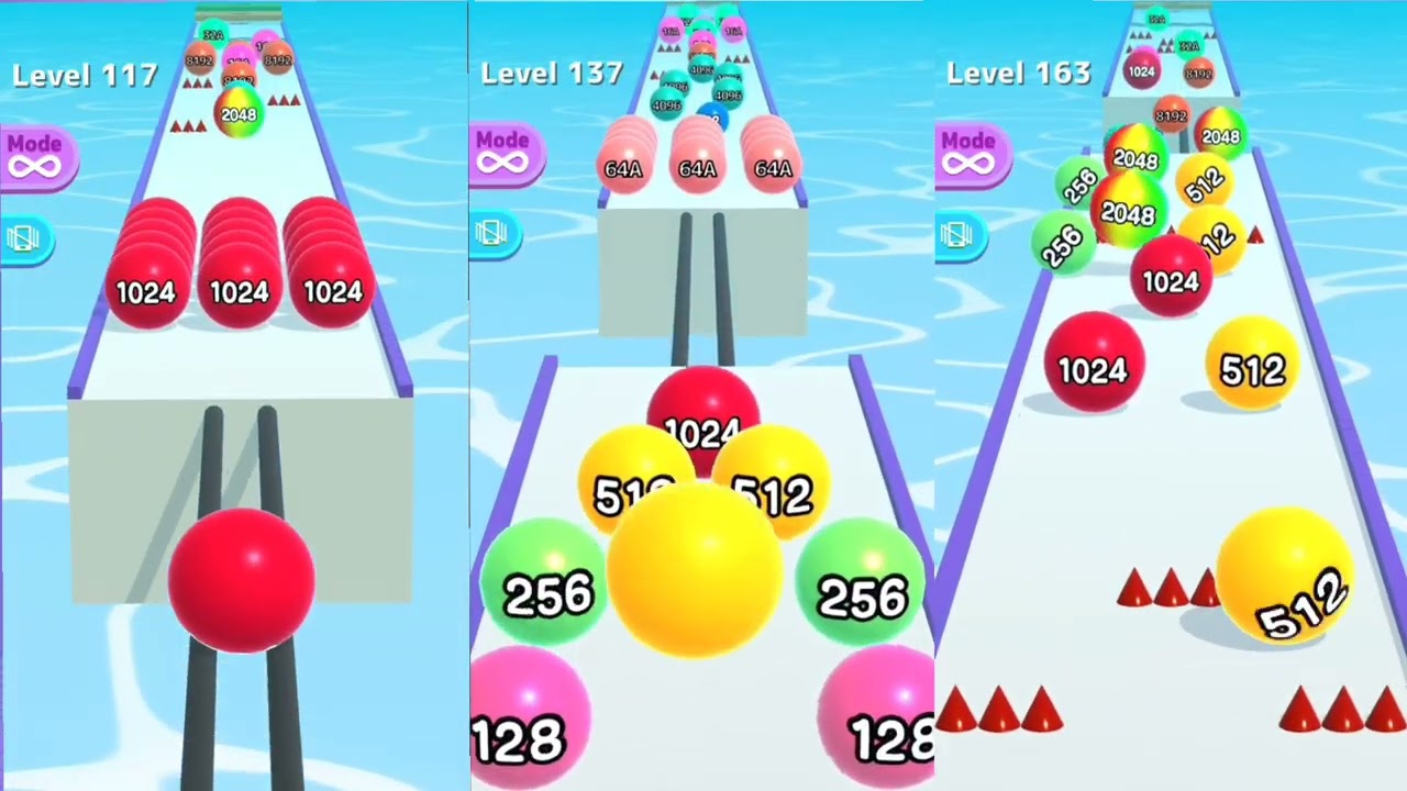 Ball Run 2048 - All Levels Gameplay Android iOS Ep 4 #ballrun2048 #ballrun