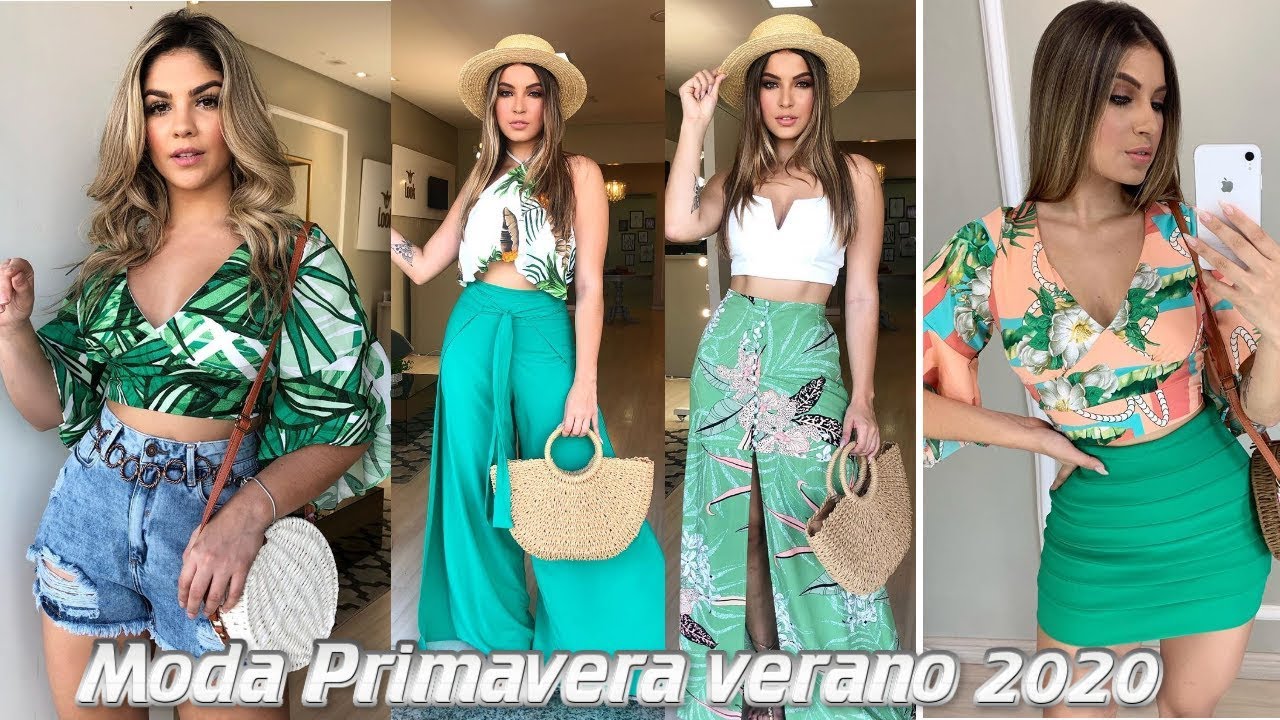 TENDENCIAS 2020💚 MODA PRIMAVERA VERANO OUTFITS 2020 ROPA DE MODA DE MUJER  EN TENDENCIAS