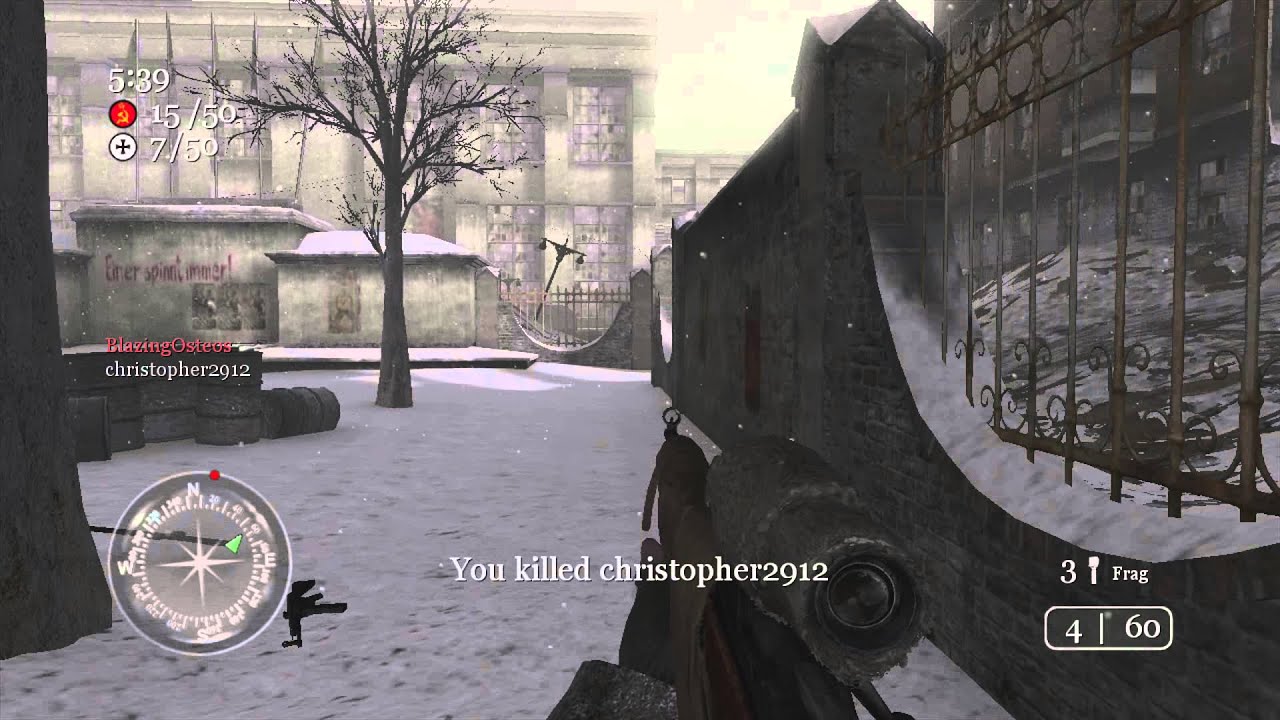 Call of Duty 2 Team Deathmatch Moscow 1/25/13