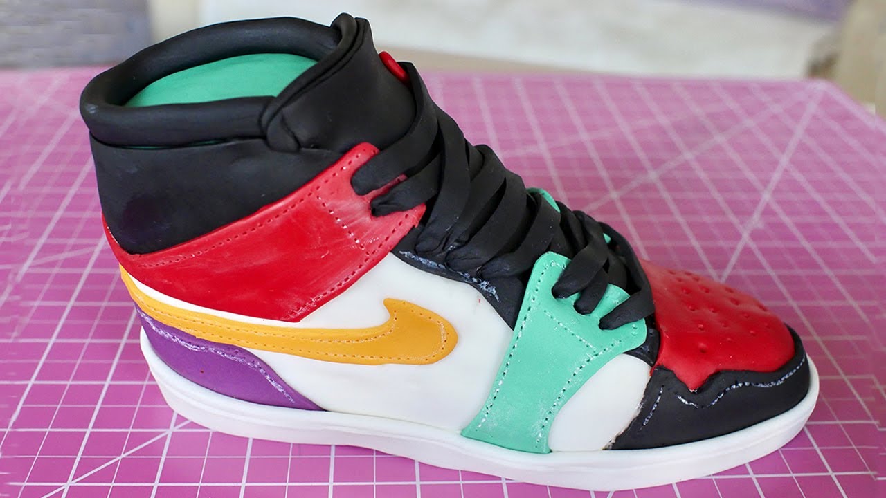 Jordan Shoe Cake Tutorial - How to make a Sneaker Cake