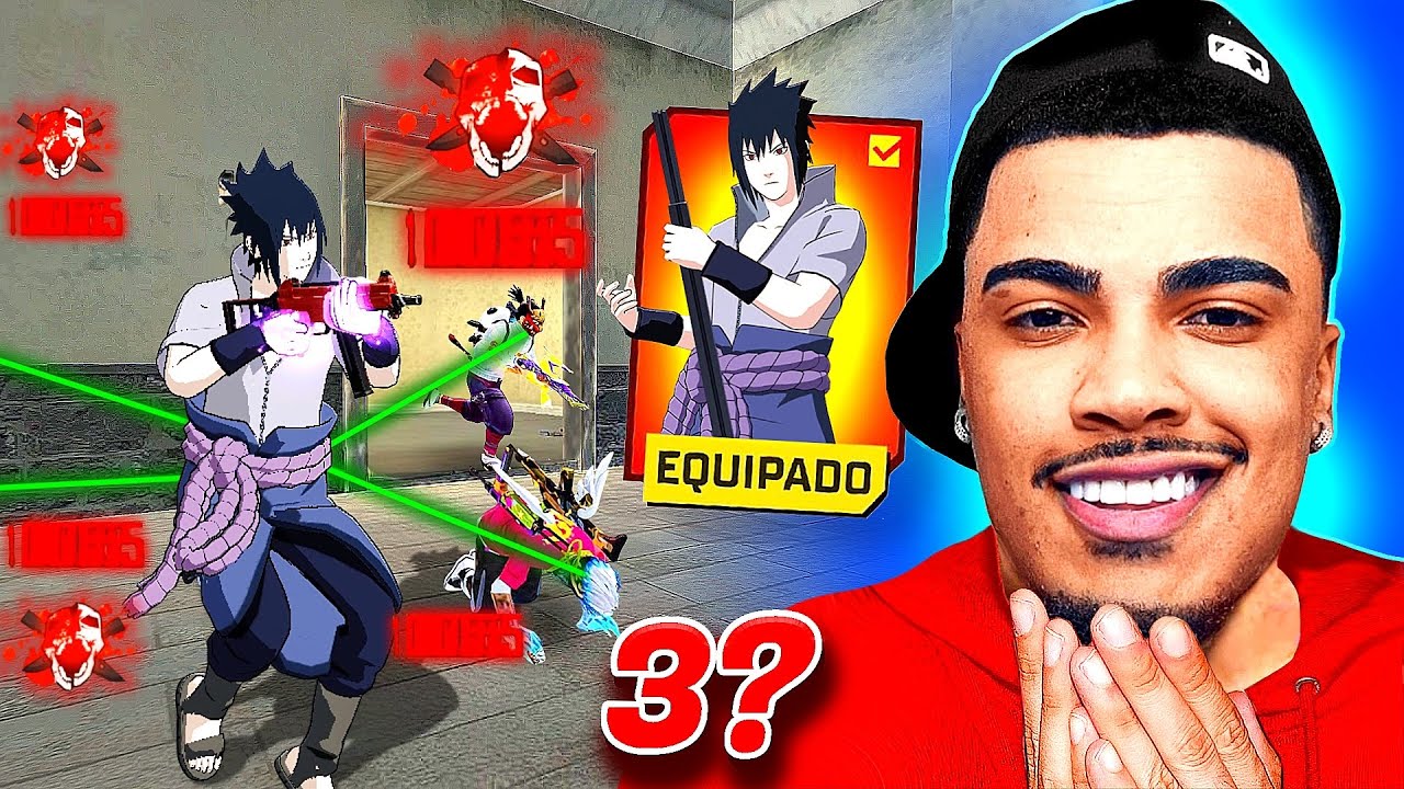 NOVO RECORD MUNDIAL DE KILLS? SASUKE REI DO SOLO vs SQUAD - FREE FIRE