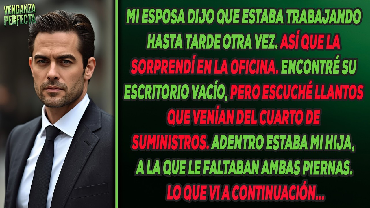 Mi esposa me dijo que estaba trabajando hasta tarde, así que fui allí y encontré a mi hija sin ...