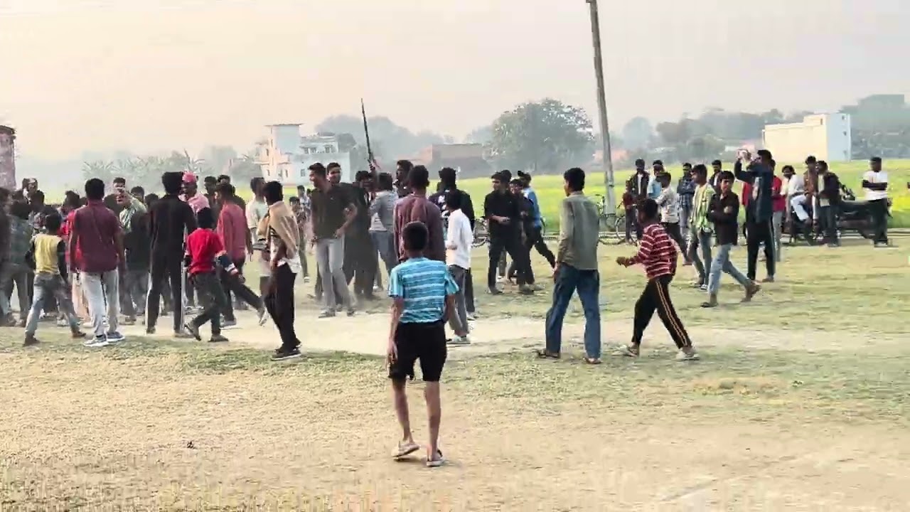 मेरे गाव में  हुआ क्रिकेट मैच । gaw ka cricket maich || CPL Maich Chanur 