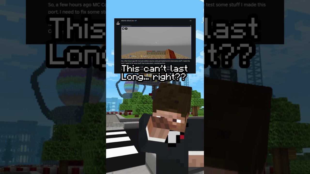 MINECRAFT IS BEING PORTED TO ROBLOX?! 🤯 #minecraft #shorts