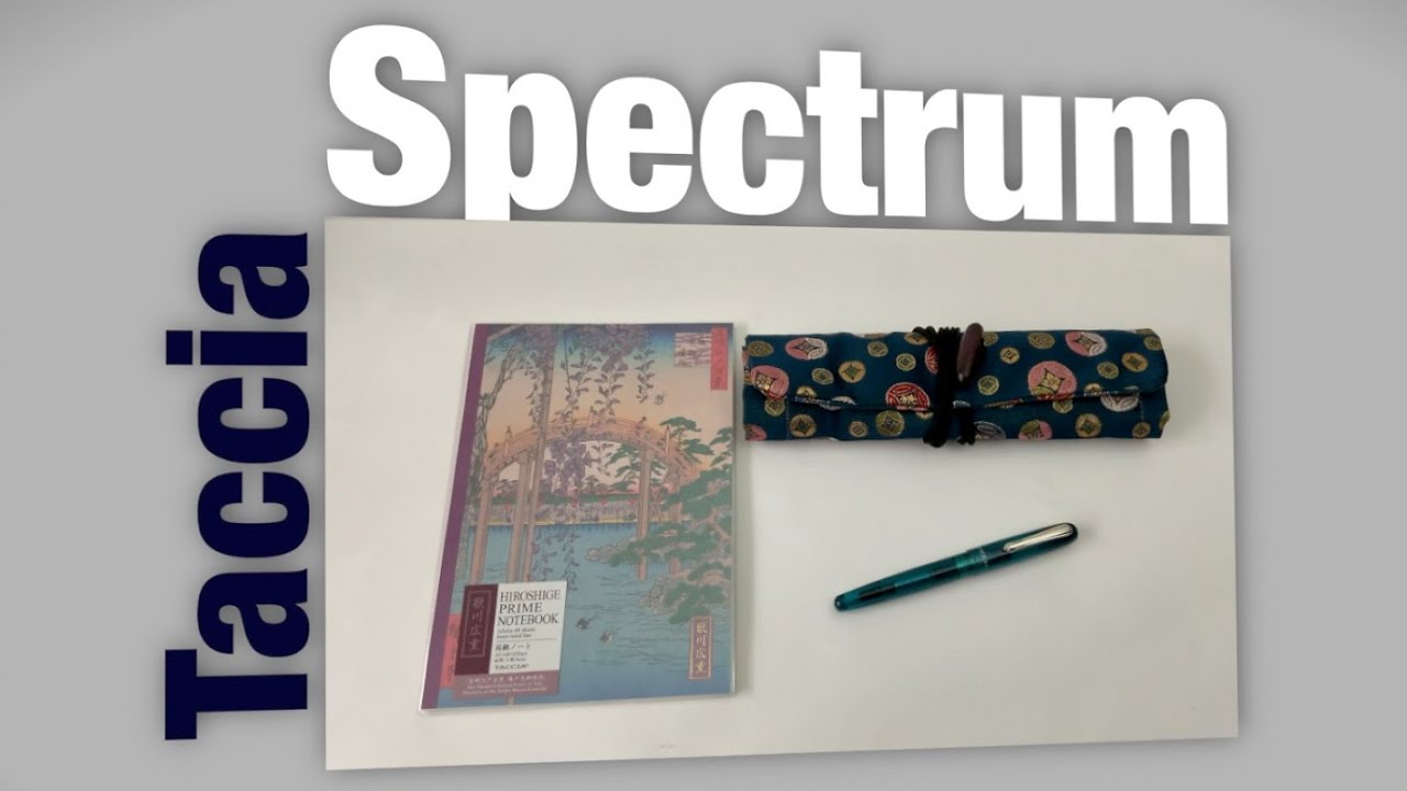 Taccia Spectrum, etui, Hiroshige Prime Notebook