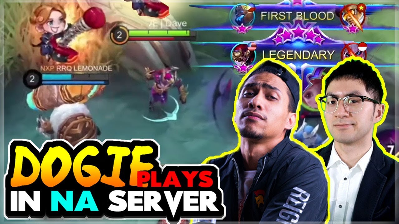Dogie & Lord Hanzo Destroys Rank in NA server | Mobile Legends
