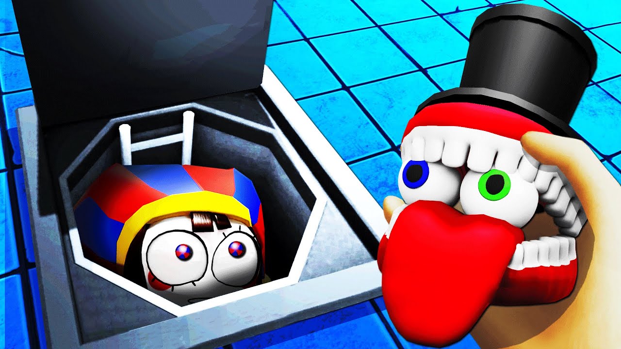 Destroying POMNI MONSTER (Meeseeks VR)