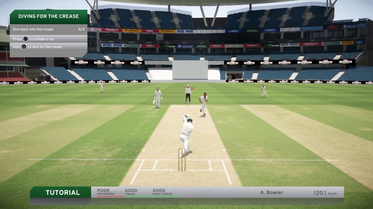 Don Bradman 17 l Diving for the crease l Batting Basics 15