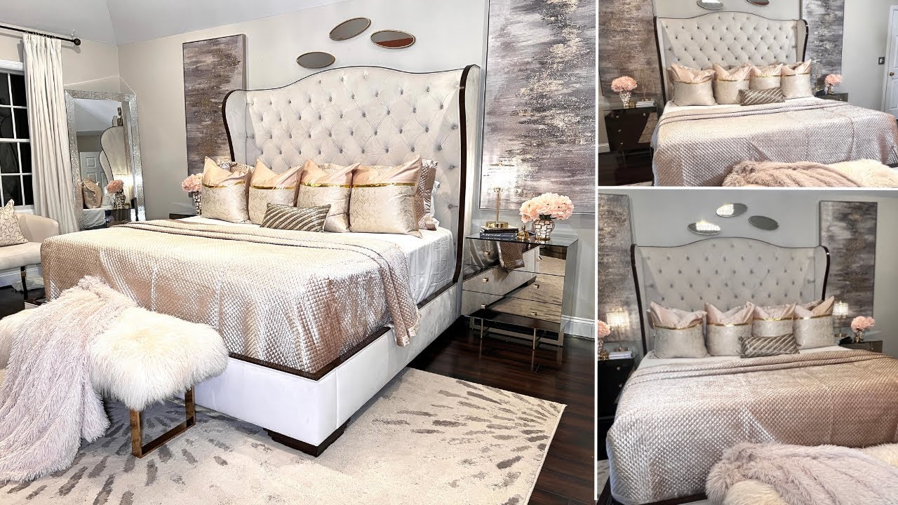 LUXURY BEDROOM REFRESH  New Nightstands!!  // BEDROOM DECORATING IDEAS // How to Decorate a Bedroom