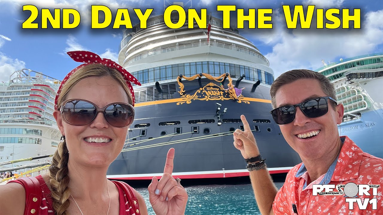 2nd Day Aboard the Disney Wish - Private Ship Tour, Palo Brunch, Marvel Dinner - Disney Cruise 2024