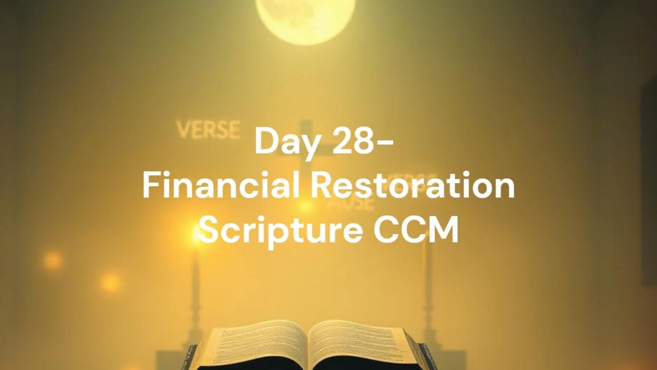 Day 28 Financial Restoration Scripture CCM