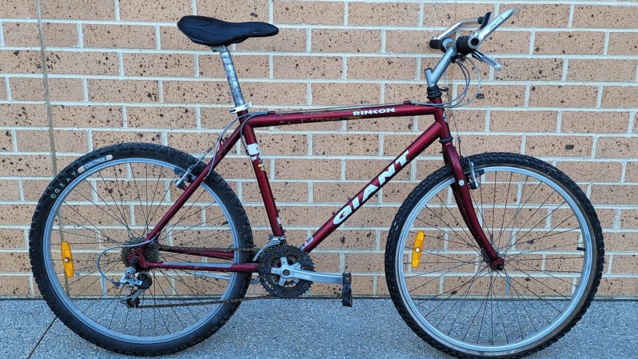 Giant Rincon 1996, retro bike build, one day build
