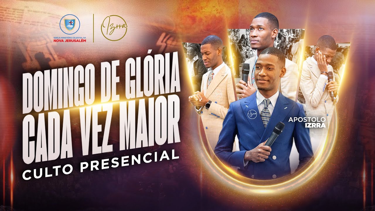 🔴 DOMINGO DE GLÓRIA CADA VEZ MAIOR | Apóstolo Izrra | 11.01.2026