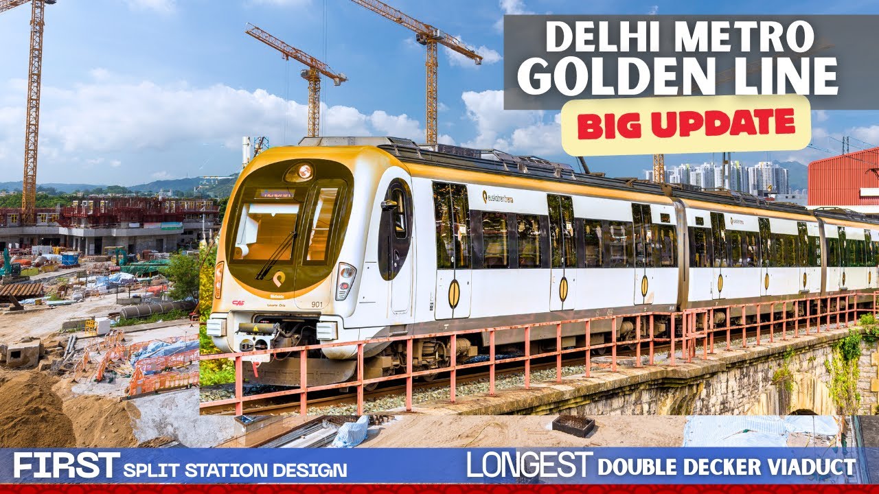 Delhi Metro Golden Line BIG UPDATE 🚇 | Saket–Sangam Vihar–Tughlakabad Ground Reality
