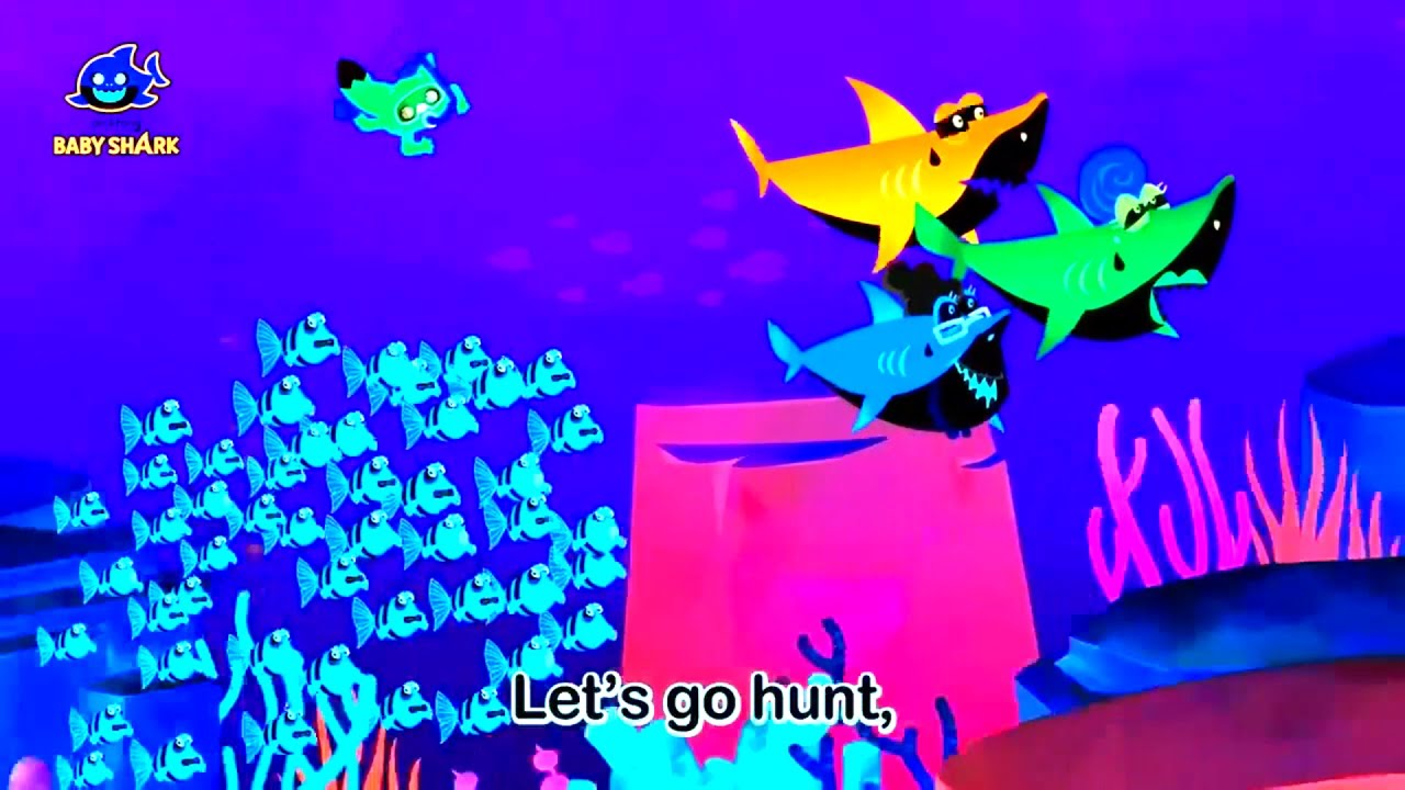Lets Go Hunt Water Color Finny The Shark Super Simple Song Effects : - Sponsored by Preview Effects