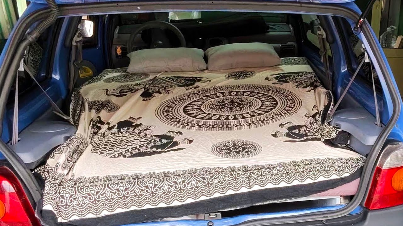 I Built My Own Folding Bed For My Twingo Camper