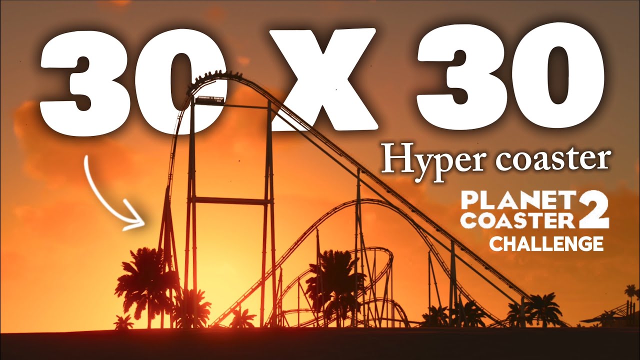 Насколько КОМПАКТНЫМ можно сделать Hyper Coaster в Planet Coaster 2…