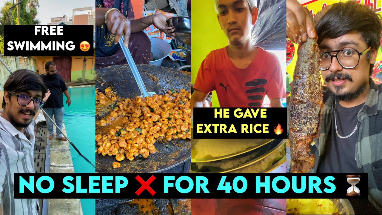 💥⛺️ 40 Hours ku Thoongama Iruka Porom 💀‼️ - Peppa Foodie