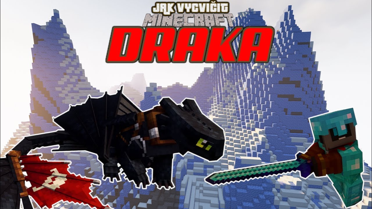JAK VYCVIČIT DRAKA V MINECRAFTU! 🦎 I 14.-  BEZZUBKA!