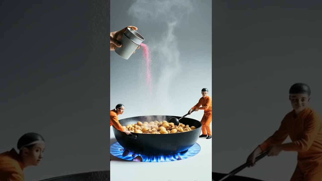 An Emotion-Driven Story by AI Animation Experience This AI Visual Story &ndash; Tiny workers cooking .